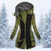 European & American Autumn/Winter Women's Hooded Fleece Sweatshirt Coat