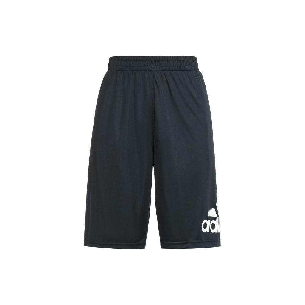 Adidas Basketball Shorts Men's Black Moderate Straight Fit Pants BR1953