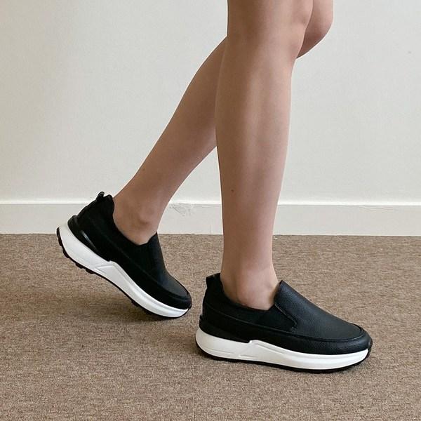 

Женские слипоны Shurio из воловьей кожи, увеличивающие рост, 6 см