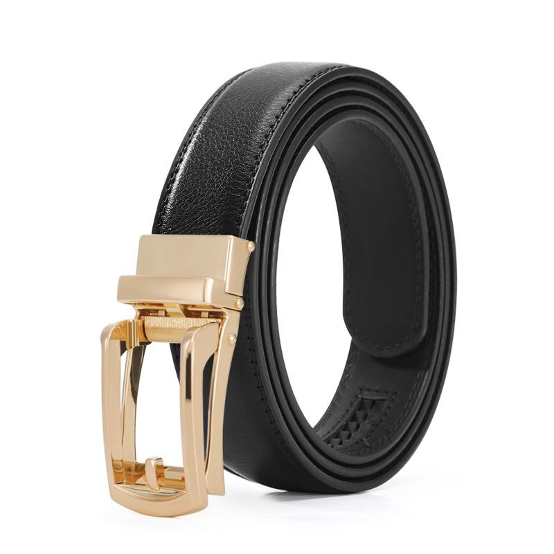 Męski Pasek Wysokiej Jakości z Automatyczną Klamrą - Modny, Prosty i Codzienny Styl