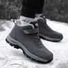 Men's Snow Boots High-quality Casual Hiking Waterproof and Warm Winter Shoes Outdoor Hiking Sports Shoes with Plush Cotton Shoes