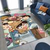Retro Anime Detective Conan Cartoon Rug for Bedroom Living Room Sofa Home Doormat Decor,Kids Play Non-slip Floor Mat Gift