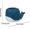 ZEKKLE Holder Whale Pencil Cup,Cell Phone Stand Cute Resin Creative Holder,Student New Year Desk Pencil Organizer Desk Holder Desk Organizers and