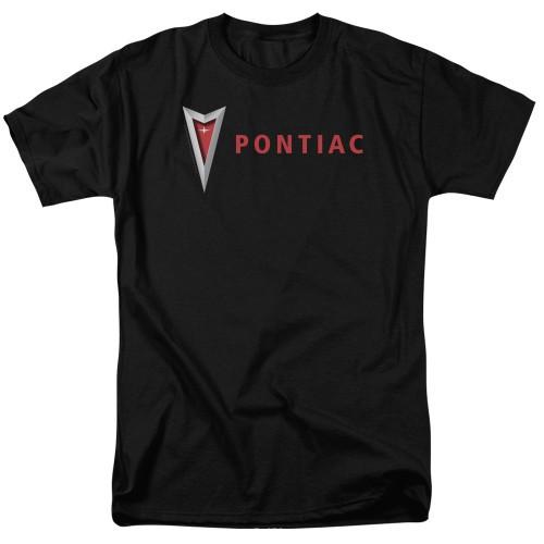 Pontiac Modern Pontiac Arrowhead Adult T-Shirt Black Unisex T-Shirt XXXXL