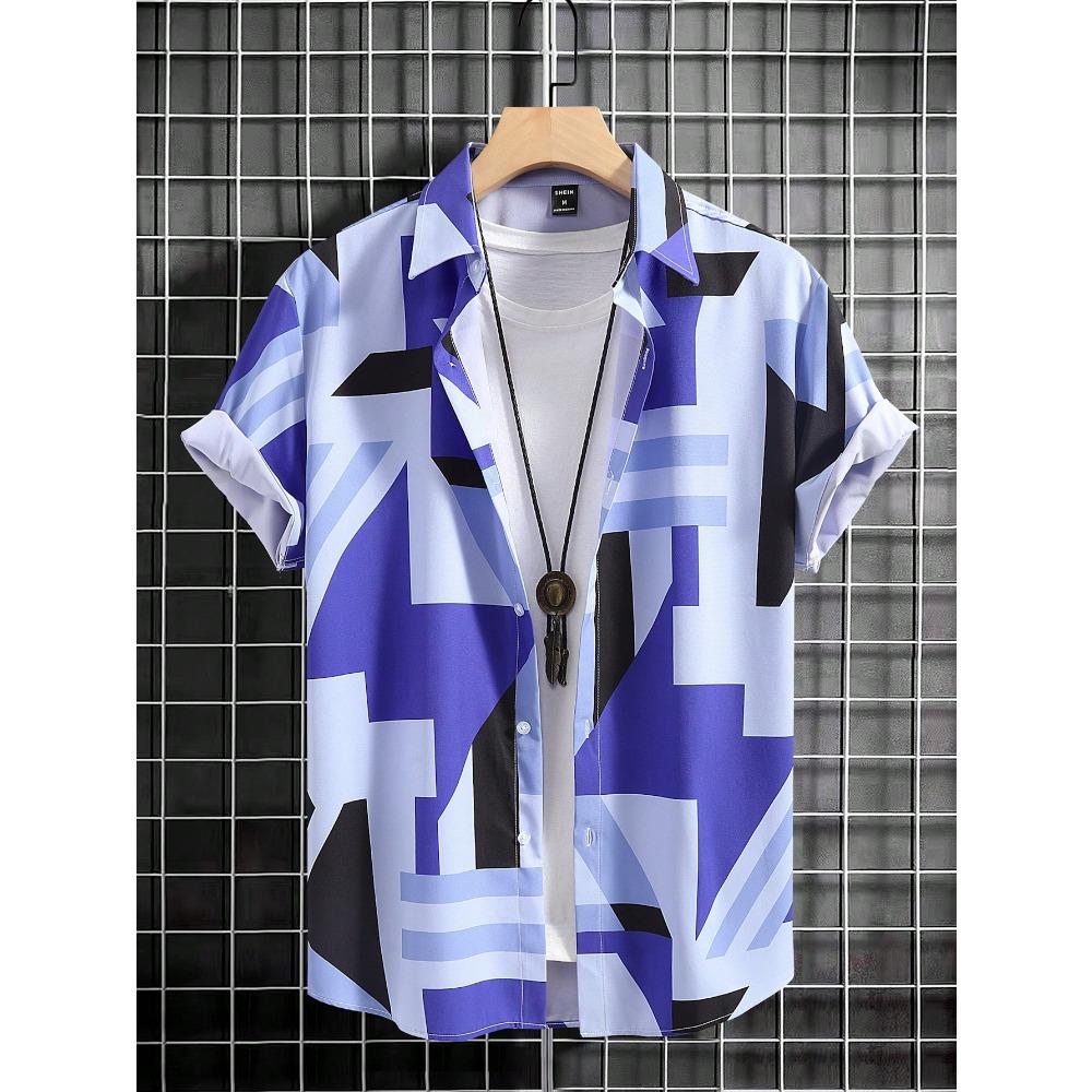 Manfinity Hypemode Men Geo Print Shirt Without Tee