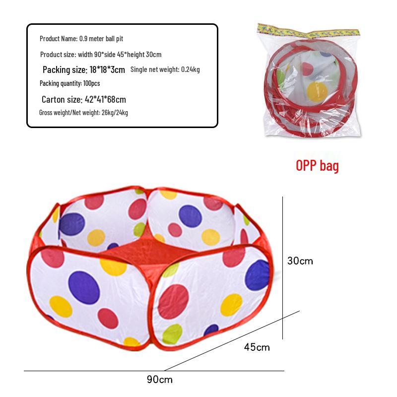 

Складная детская палатка-манеж с шариками - Популярная игрушка для детей
