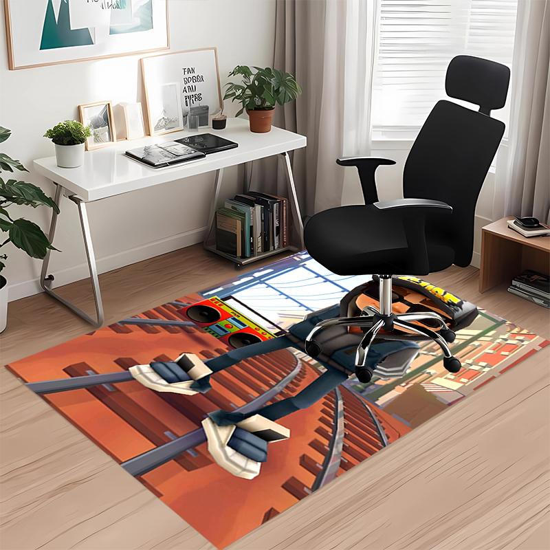 Subway Surfers Printed Carpetrugfor Office Chair Living Room Bedroom Kitchen Room Decor Gifts