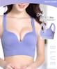Night No Can Also Be Used As an Inner Sports with Inner M [Ranmy Stage] [All-day Bra] Women's Bra, Movement, Bra, Non-wired Bra, Pad, Blue,