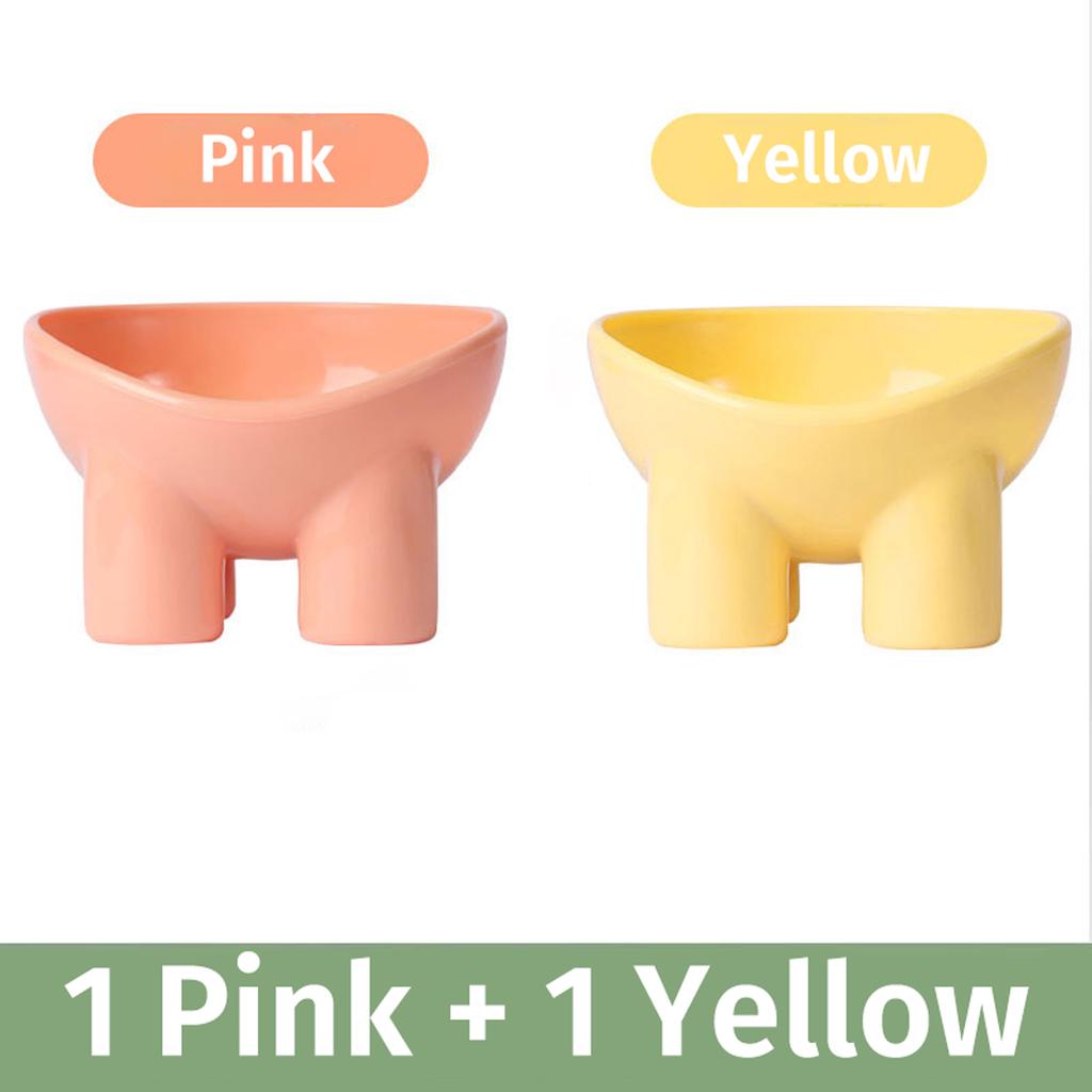 Portable Anti-Drop Cat Dog Pet Feeding Bowl - Food And Water Feeder Designed for Pets