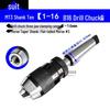 Self-Tightening Self-Locking Drill Chuck 1-13mm/1-16mm with Morse Taper Hole for Drill/Mill Machines