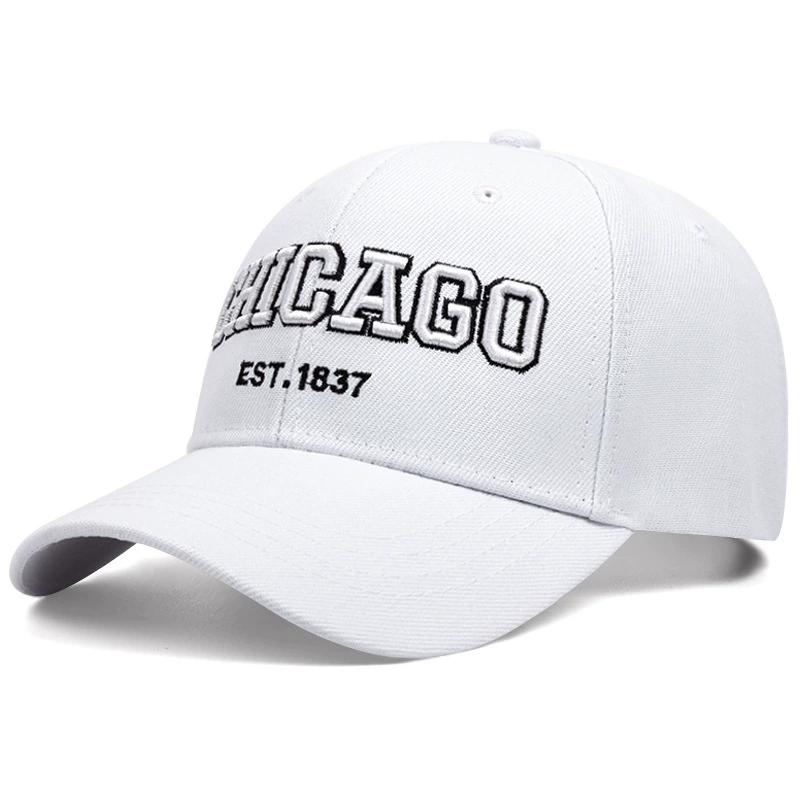 Summer Men Mesh Baseball Cap Outdoor Sport Chicago Letter Snapback Hat For Women Unisex Breathable Caps Hip Hop Trucker Hats