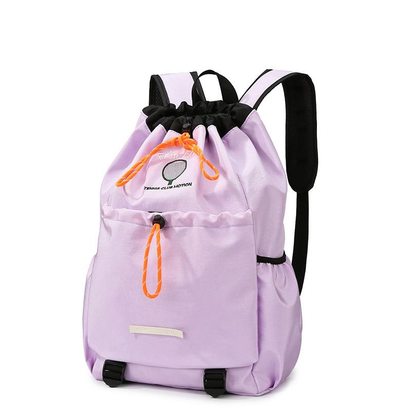 Schoolbag Backpack Light Sports Outdoor Badminton Bag Drawstring Sports Leisure Large Capacity Class Student School Bag