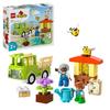 Lego® 10419 duplo mijn stad zorg dragen voor bijen en bijenkorven, educatief speelgoed voor kinderen, 2 bijenfiguren