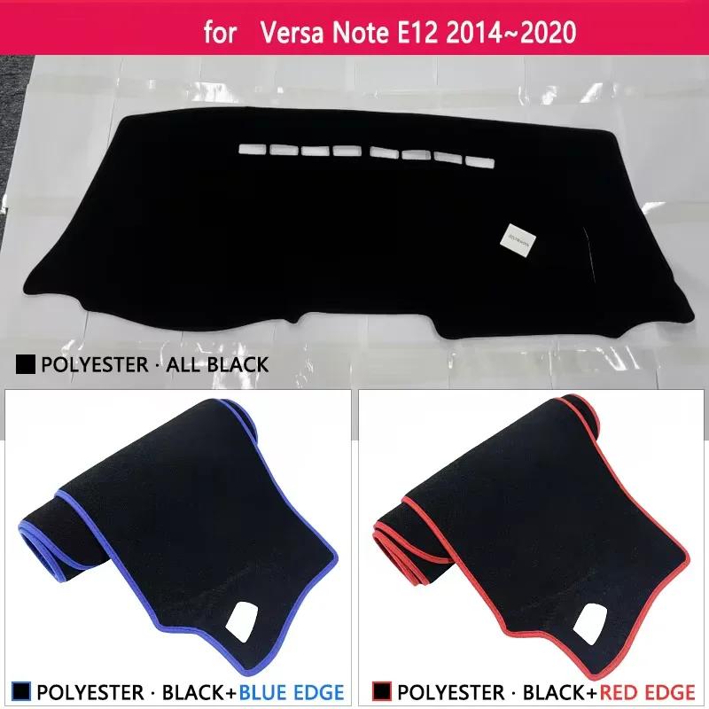 Anti-Slip Mat Dashboard Cover for Nissan Versa Note 2017 2015 Accessories E12 2014-2020 Car Dashboard Cover Pad Interiores Parts