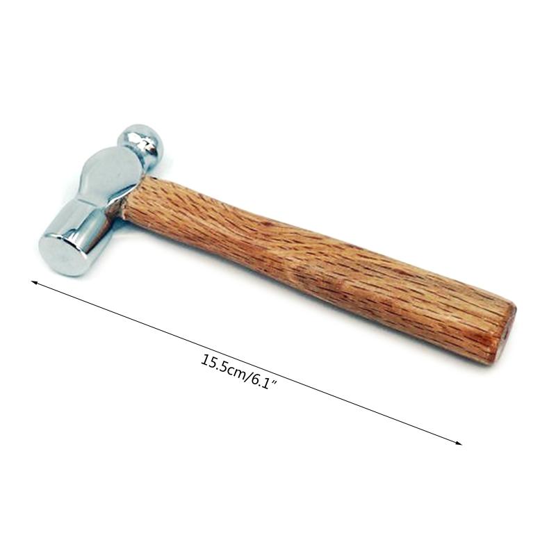 Wooden Handle Hammer Car Escape Tool Hand Hammer Multi Function Hammer Smashing Walnut Hammer Metal Steel Made Durable