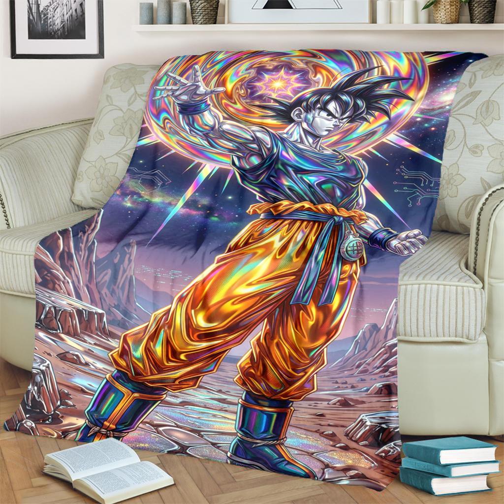 Dragon Ball! Flannel Blanket Soft Warm Print Blanket for Bedrooms, Sofas, Chairs, Picnics and Travel