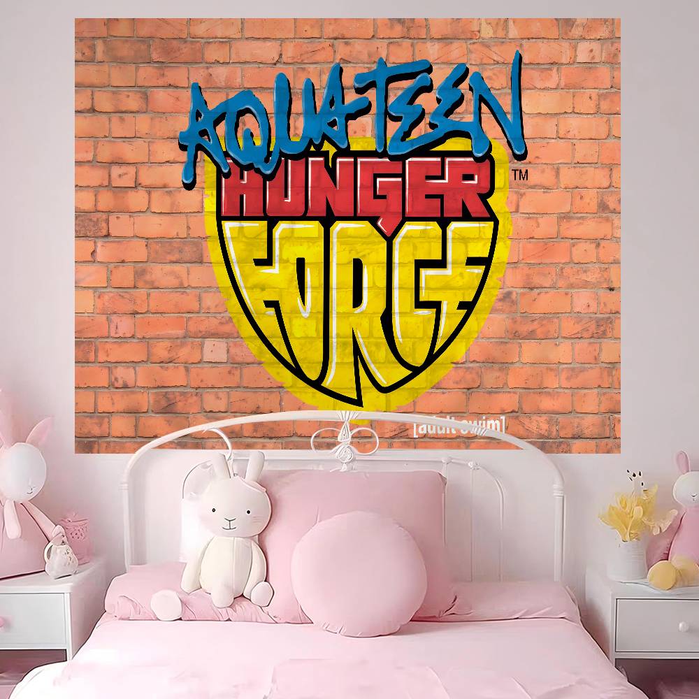 

Aqua Teen Hunger Force Tapestry Art Printing Japanese Wall Tapestry Anime Wall Hanging Home Decor 74x94cm(29x37in)