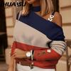 Damska Moda Casual Bluzki i Koszule z Długim Rękawem
