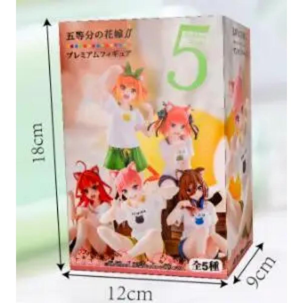 The Quintessential Quintuplets Girls Nakano Yotsuba Nakano Itsuki Action Figure Model doll Toys 11-15CM