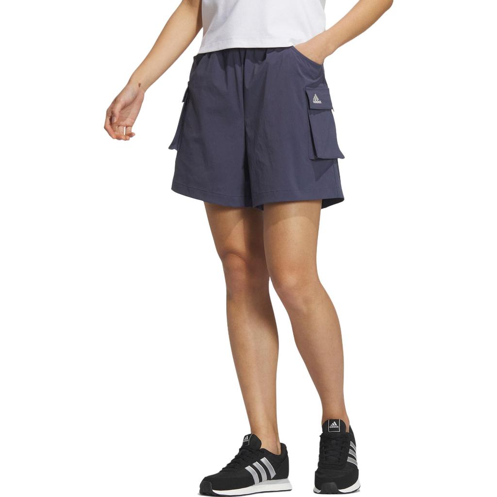 adidas Sportbekleidung Lockere Freizeitshorts Damen Unterteile Türkis IS7409