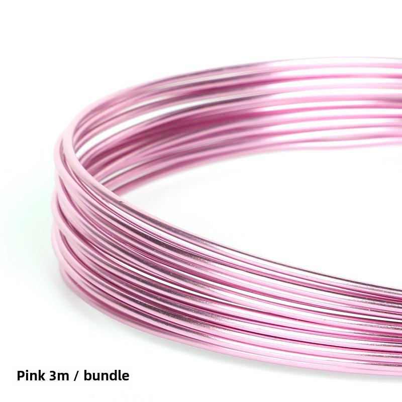 Colored Oxidized Aluminum Wire (1mm-2.5mm) for DIY Crafts & Bicycle Ornaments