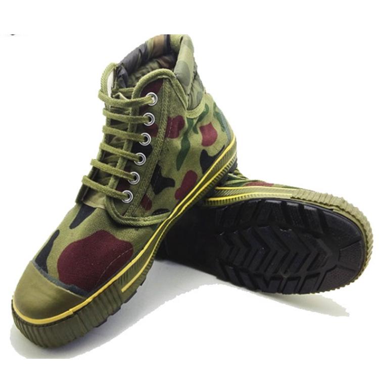 3517 Letní plátěné gumové tréninkové boty s květinovým designem s vysokým pasem