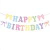 Roze Strik Verjaardag Feest Decoraties Set: Banner & Slingers