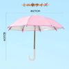 Bicycle Smartphone Holder Umbrella, Pink, Cute, Pink, Mini Umbrella, Rainproof,