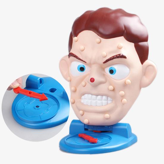 1 Set Decompression Toys Novelty Fun Interactive with Face Anxiety Relief Early Childhood Squeeze Blain Spray Water Anti-stress Toys Desktop Game