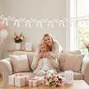 5Sets Colorful Bowknot Bunting Ornament Ceiling Hanging Decoration for Mother's Day Valentine's Day Holiday Decoration