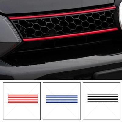 1 sada Reflexní pruhy na auto Samolepka Přední kapota Gril Obtisky Vodotěsné Dekorace auta Samolepky na auto pro Vw Golf 6 7