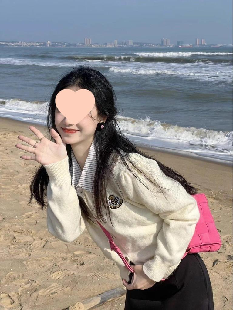 Women's 2025 College Style Polo Collar Cardigan Sweater – Spring & Autumn Short Knitwear