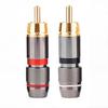 2/4/8Pcs Gold-Plated Musical Sound Plugs RCA Plug Jack Adapter RCA Connector for MIC Audio Video Speaker Cable
