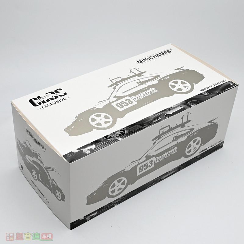 IVQR6 Diecast MINICHAMPS 1:18 Scale Porsche 911 DAKAR 2023 Alloy Car Model