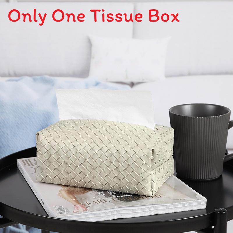 Scatola porta fazzoletti in pelle con design per decorazione del soggiorno e come regalo