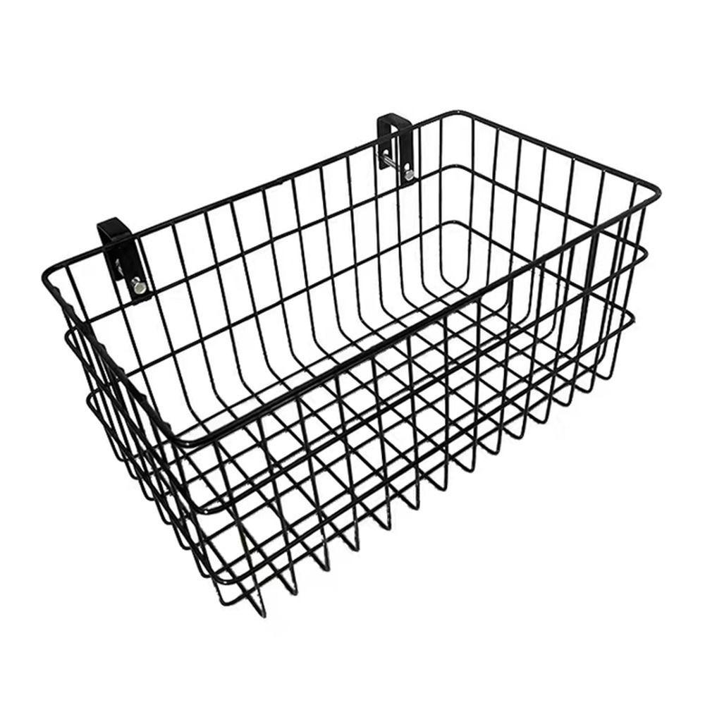 

Adjustable Under-Desk Storage Basket Punching-free Iron Storage Basket Desk Organization чёрный
