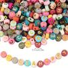 100PCS Colorful Alphabet Beads For Jewelry Making Bracelets Necklaces Key Chains
