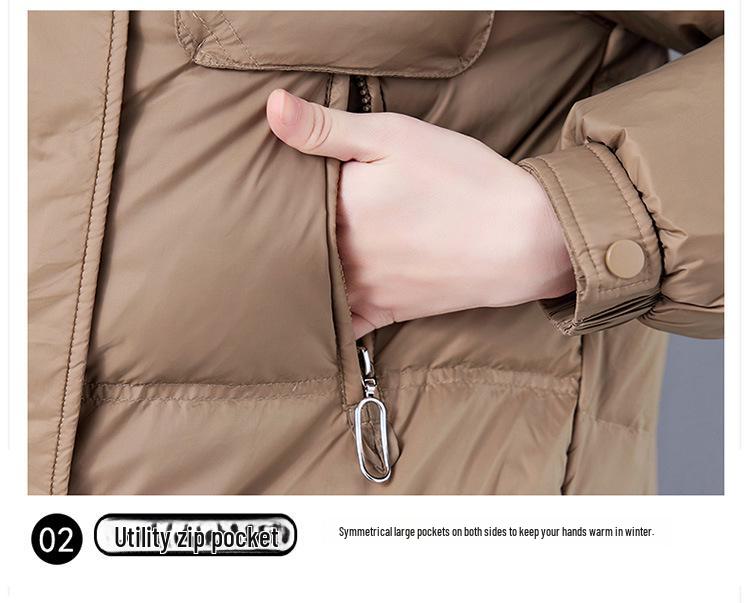 Women's Lightweight Winter Down Jacket - Warm, Fashionable & Casual