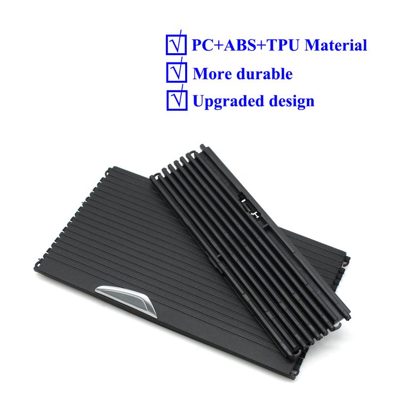 For BMW X1 X2 F48 F49 F39 Front Console Cup Holder Sliding Shutters Cover Trim Center Roller Blind Cover Replacement 2016-