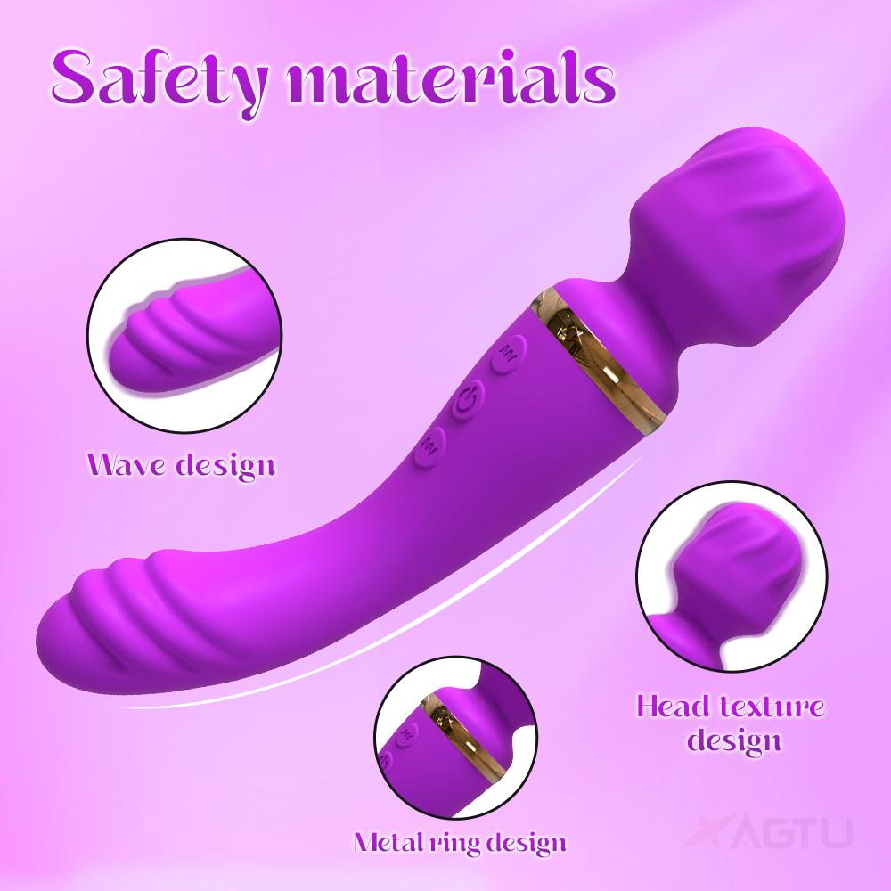 G-spot Vibrator AV Wand Female Masturbation Massage Clitoral Stimulator Dildos Rechargeable Sex Toys Vibrator for Women