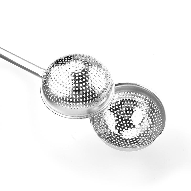 1Pc,304 stainless steel tea leak ball press telescopic semi-leakage tea filter tea filter tea filter tea filter
