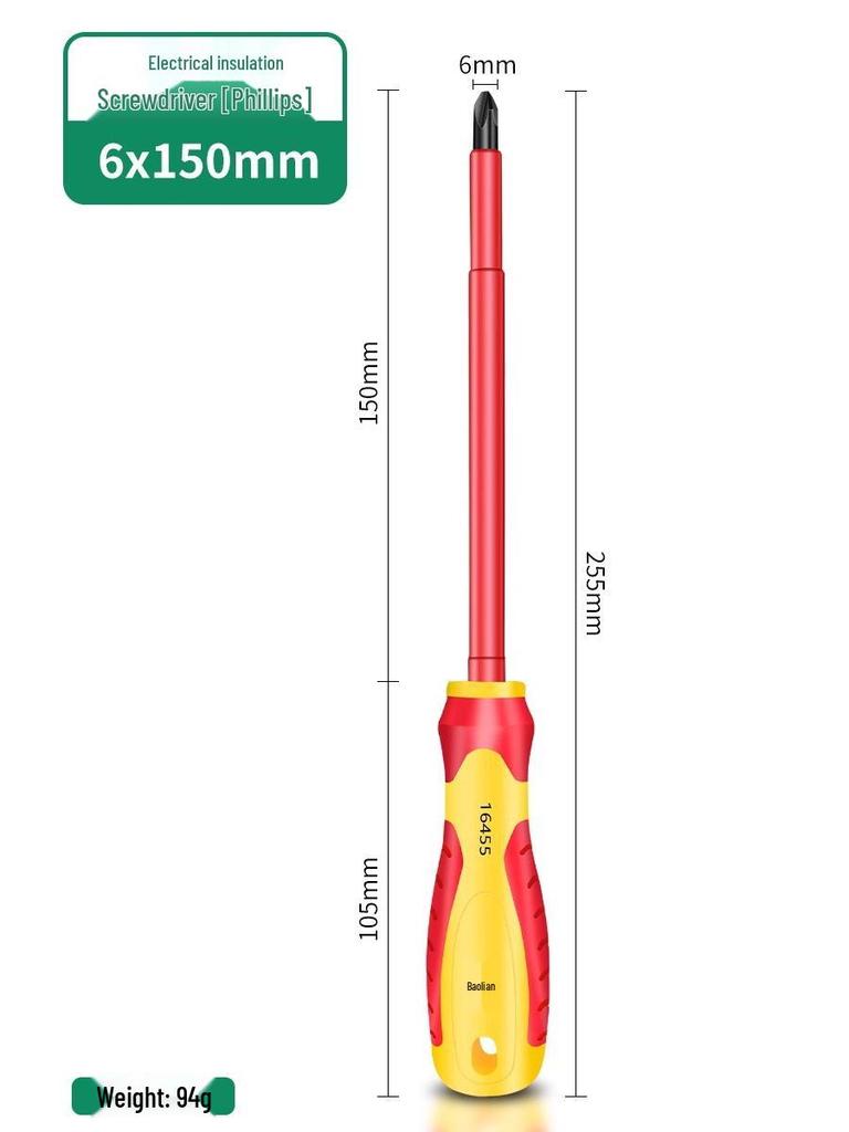 Superhartes magnetisches isoliertes Schraubendreher-Set: Phillips, Schlitz, Torx - Ideal für Elektriker