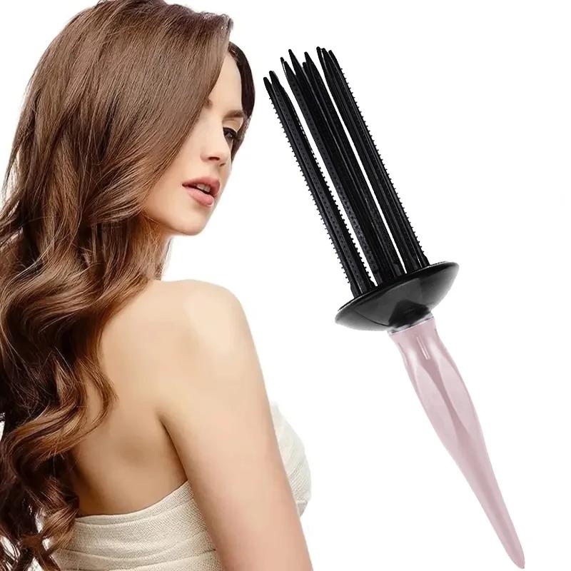 Luftvolumen Haar Flauschigen Styling Curler Kamm Haar Curler Kamm Heatless Curling Roller Haar Styling Werkzeuge Für Frauen