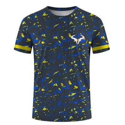 Badminton- und Tennisserie, 3D-Druck, kurzärmliges T-Shirt mit Rundhalsausschnitt für Herren und Damen, für Outdoor-Extremsportarten, modische Oberteile