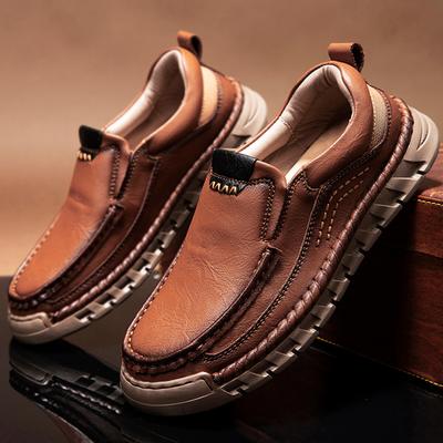 Men's Leather Casual Shoes Men's Ankle Boots Handmade Casual Shoes