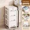 Osamu Harada Multi-Layer Mobile Storage Cabinet with Wheels