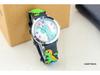 Fashionable 3D Silicone Dinosaur Quartz Watch for Kids - Cute Cartoon Animal Design