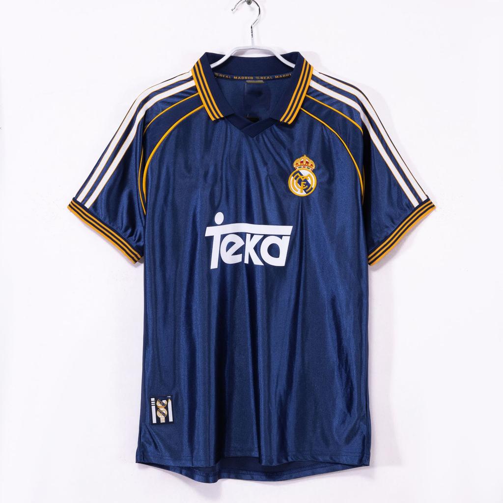 Großhandel Vintage Barcelona Real Madrid Paris AC Santos Spanien Messi Rokaka Ronaldo Trikot