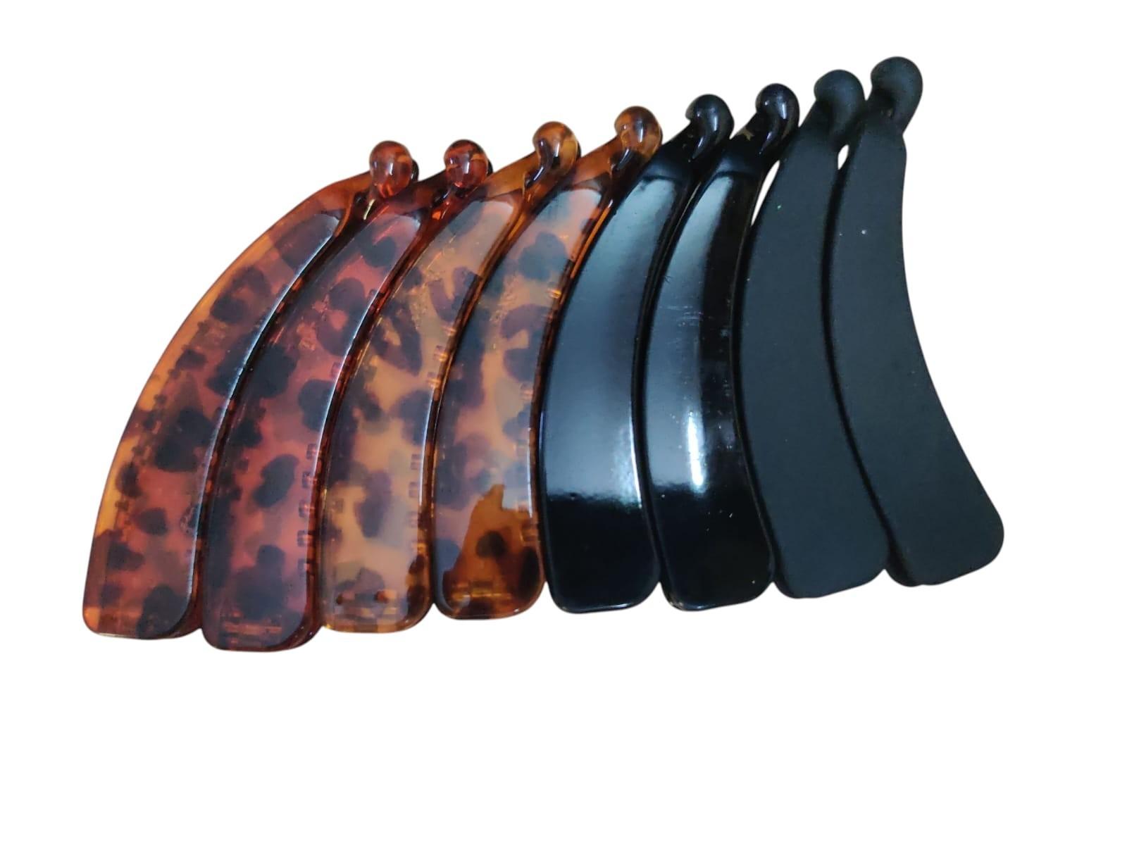 

@ Multicolor Design Floral Banana Hai Clincher For Women 8 Pcs Zr-2872-60%Off