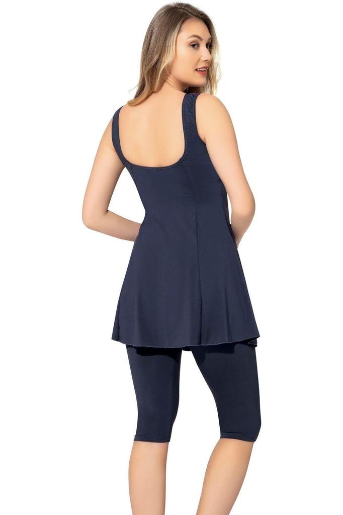 Women's Style Big Size Swimsuit Plus Size Patterned Piece Tights Swimsuit